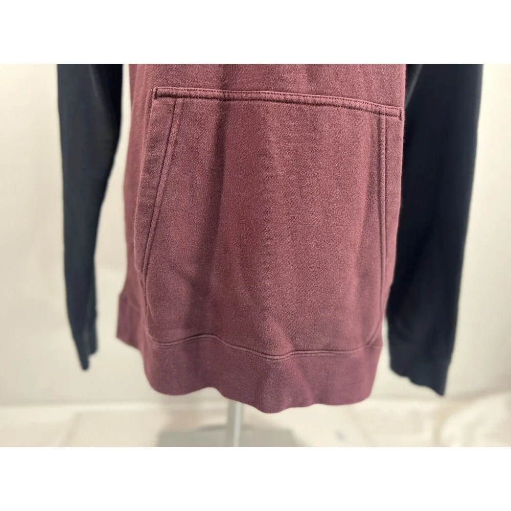 Nike Quarter Zip Pullover Womens Small Maroon Athleisure Streetwear‎